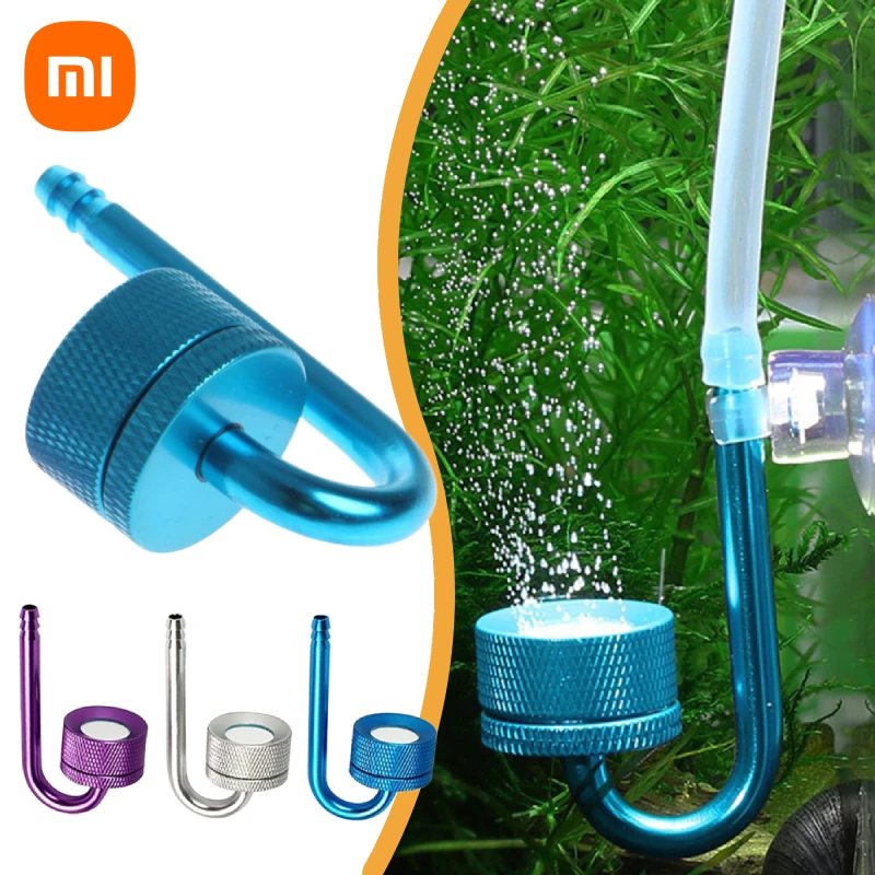 

Xiaomi серебристый/фиолетовый/синий Аквариум CO2 распылитель система Диффузор Аквариум водный завод углекислого газа распылитель поставки