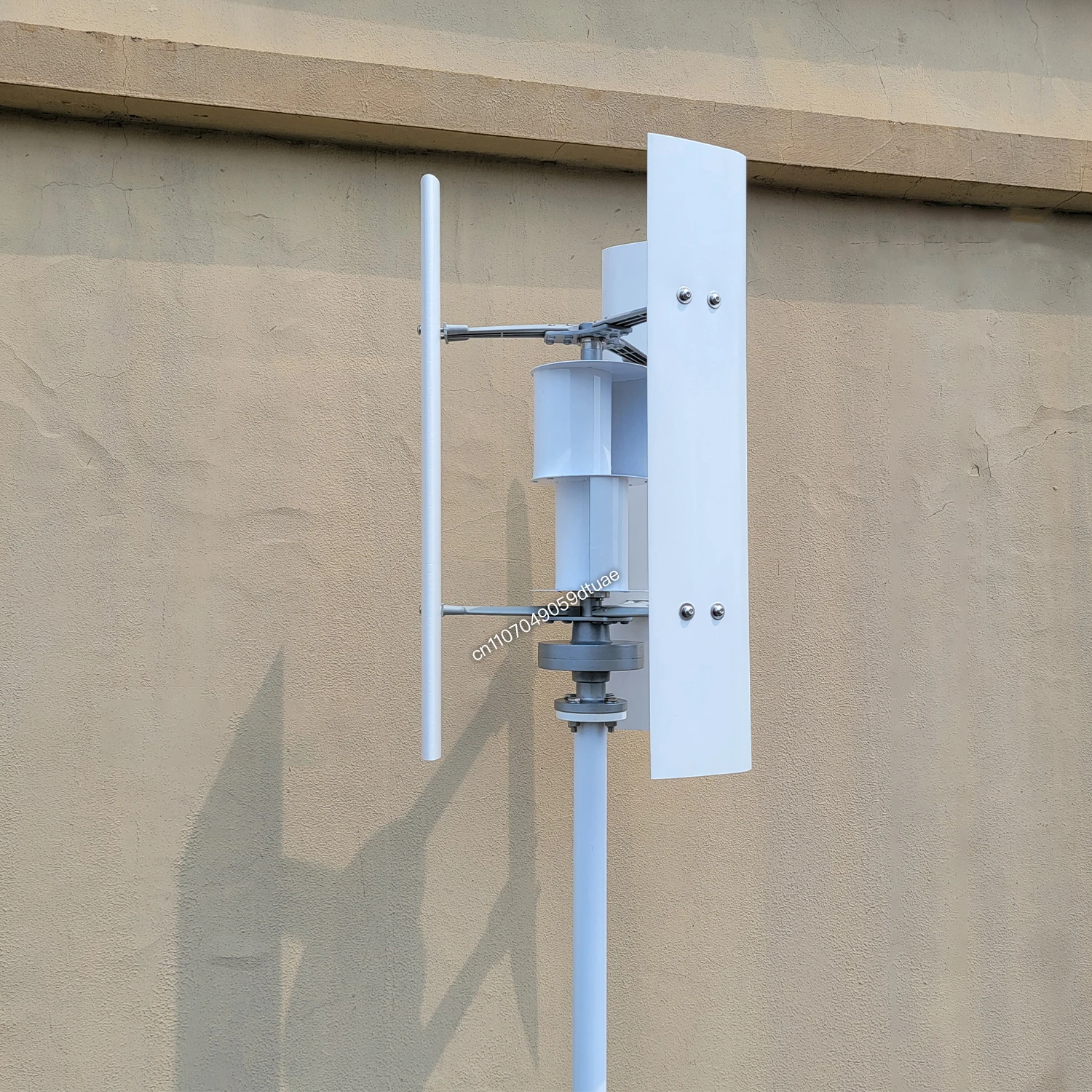 กังหันลมผลิตไฟฟ้า 5000W 10KW 12V/24V/48V 3 ใบพัด พร้อมดรัม ชุดอุปกรณ์ครบชุด กังหันลมแกนตั้ง พร้อมอินเวอร์เตอร์ 220V 1