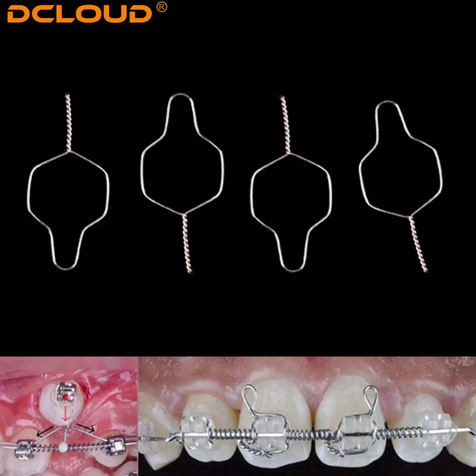 100pz Fili Ortodontici Legatura Lunga Kobayashi Preforma Staffe - Foto 5