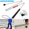 Folding Blind Cane Aluminum Walking Stick Crutch Reflective Blind Walking Stick Crutch Cane For Visually Impaired About 124 Cm 1