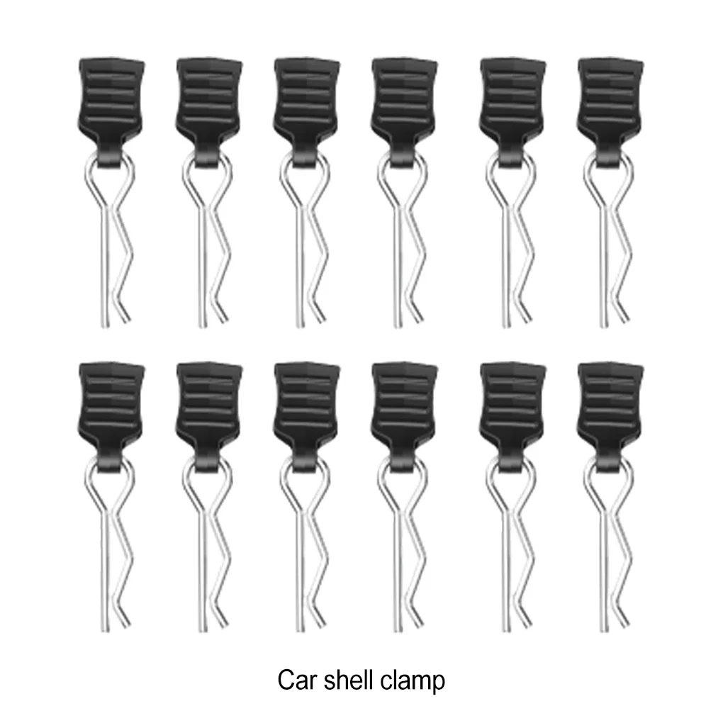 Shell Front End Clips 4-12pcs-Metal-R-type-Car-Shell-Body-Fixed-Clips-Pin-with-Tab-for-Axial ...