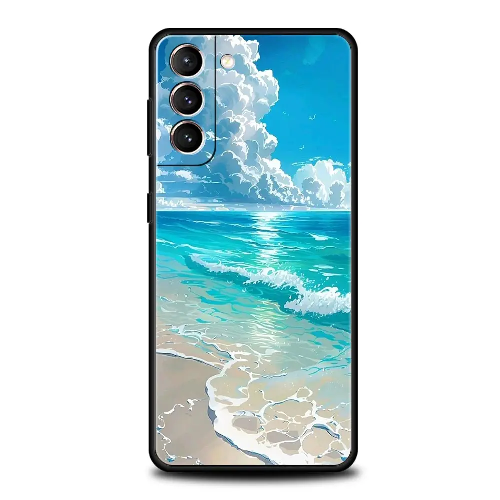 Ocean Dolphin Soft TPU Phone Case Cover