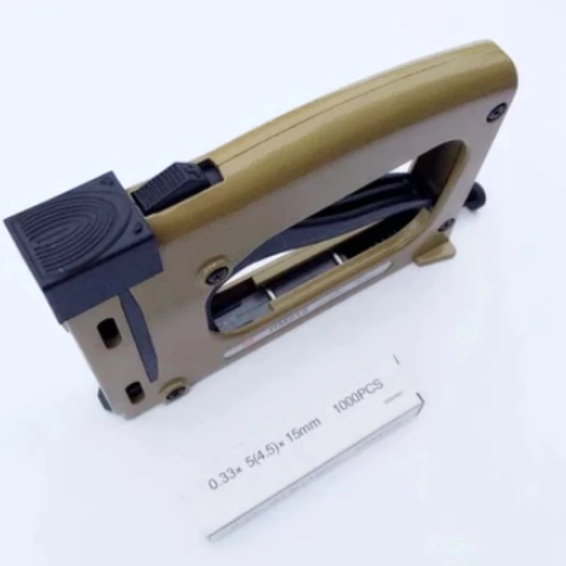 

UZWELL HM515 Manual Staple Gun Manual Stapler Manual Nailer frame tacker with 1000 pcs free cost nails