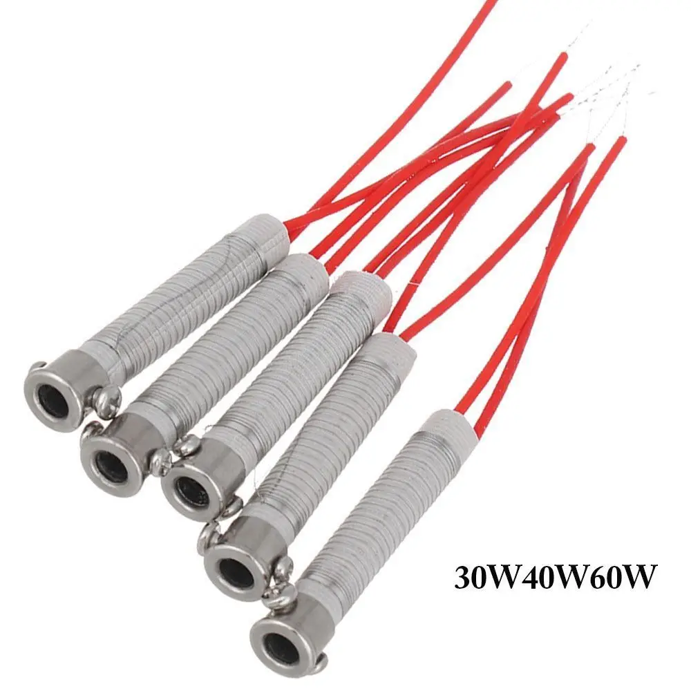 

Нагревательный элемент 220 В 30W40W60W, сменный Электрический паяльник с сердечником, внешний сварочный инструмент, аксессуары для металлообработки и оборудования