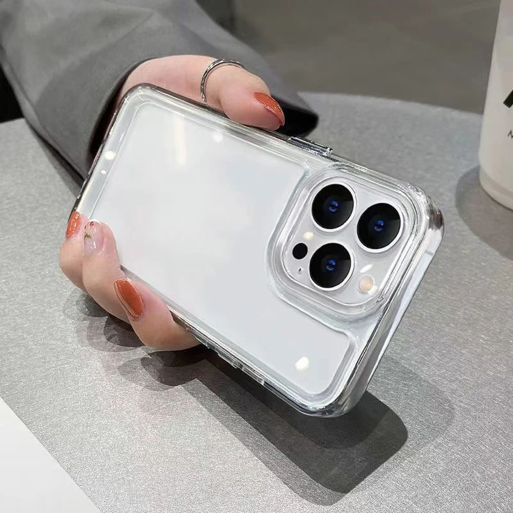 Enhanced Shockproof TPU Phone Case with Bumper Protection