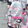 Y2K Cute Patchwork Ita Backpack New Women Fashion Design Nylon Students Knapsack Harajuku Girl Transparent Bags Travel Schoolbag 1