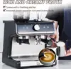 Espresso Machine with Grinder, Professional Espresso Maker with Milk Frother Steam Wand, 20 Bar Barista Cappuccino Machine,1450W 4