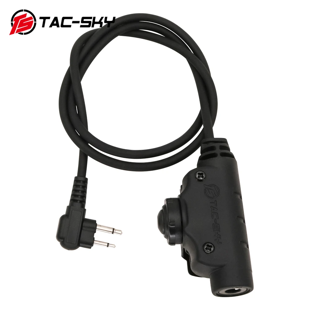 TAC-SKY U94 V2 PTT MOTOROLA 2-WAY VER  2Pin Plug Earphone Accessories PTT V2 U94 Tactical Headset Walkie-Talkie Apter