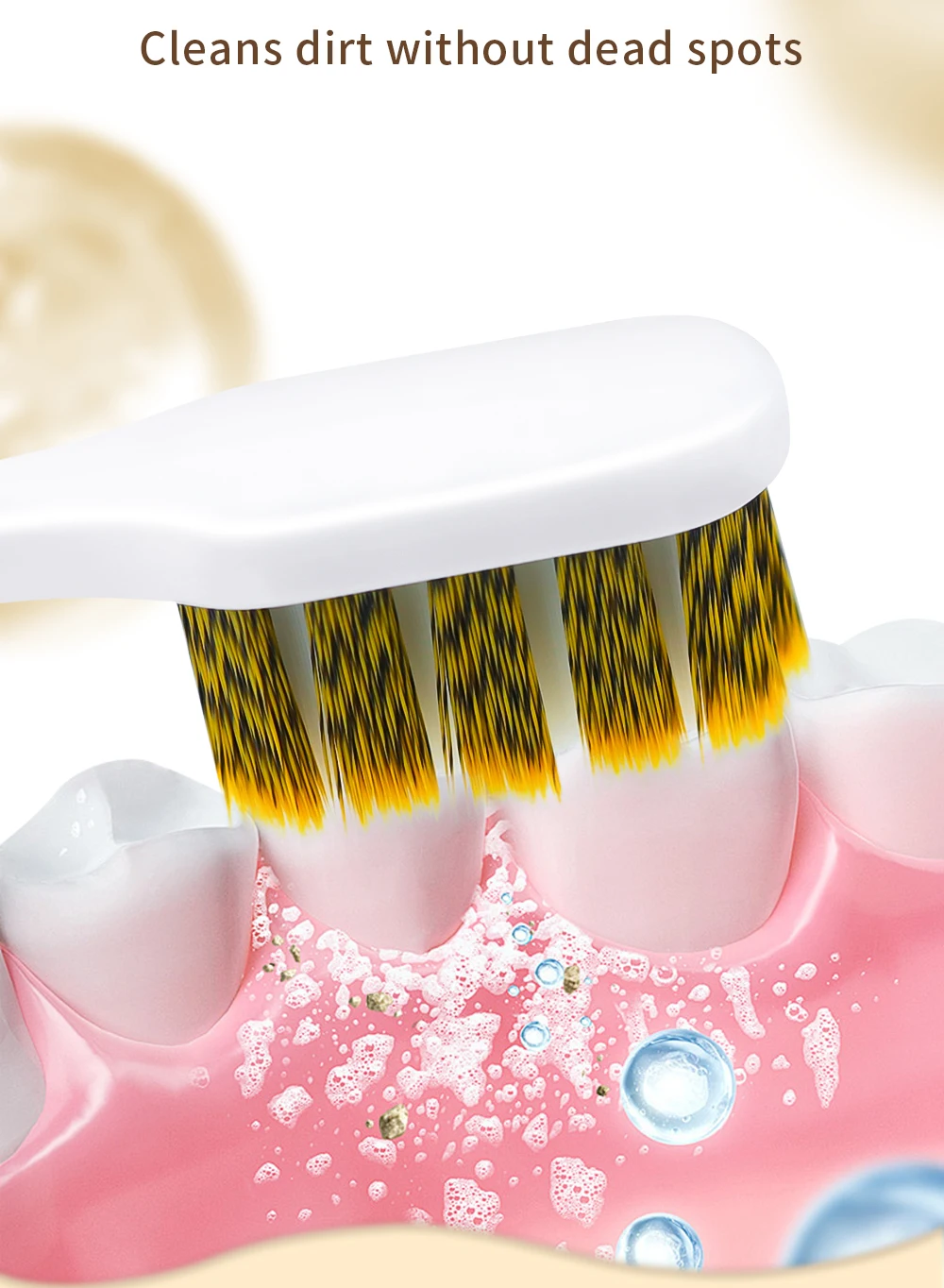 Kingubznis Gold Zahnbürste Luxus Gold Silber Zahnbürste für Männer Frauen Erwachsene Zahnbürsten Brandneue Galvanisierte Dentalbürsten – Detail 7