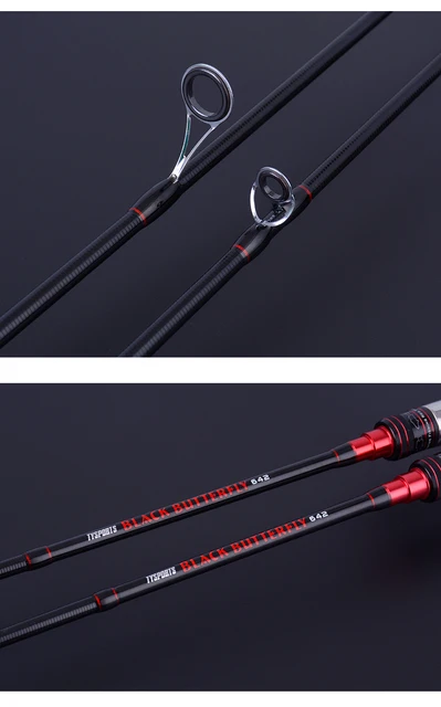 TAIYU Black Butterfly Fishing rods 1.56/1.68/1.86/1.92/2.19/2.46m Spinning  rod Lure for fishing Carbon Fiber Casting Fishing Rod - AliExpress