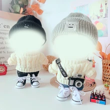 

20cm movie star idol Plush Doll Suit Body-Shape Doll Accessories Birthday Present Replaceable Clothes Toys Gift