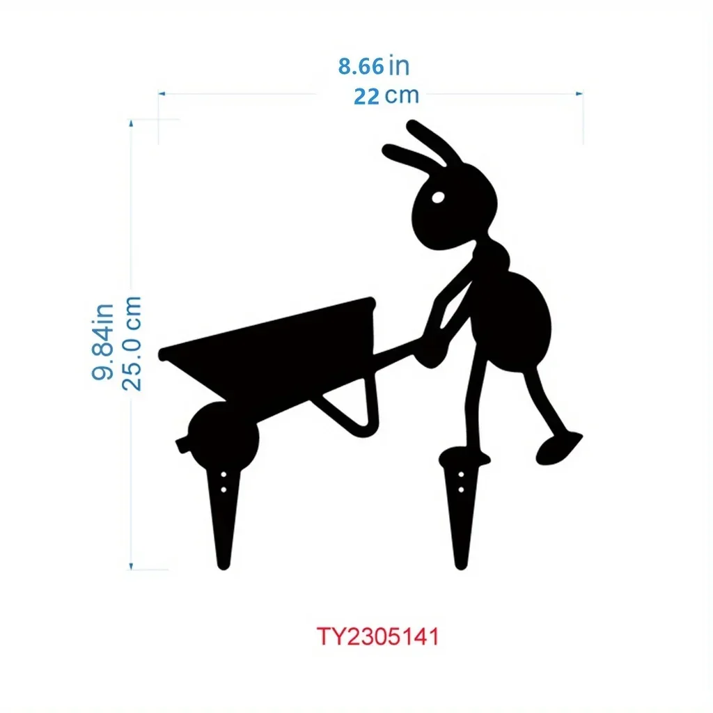 

Искусственное уличное украшение для сада, металлическое украшение для двора, украшение для газона, железная поделка