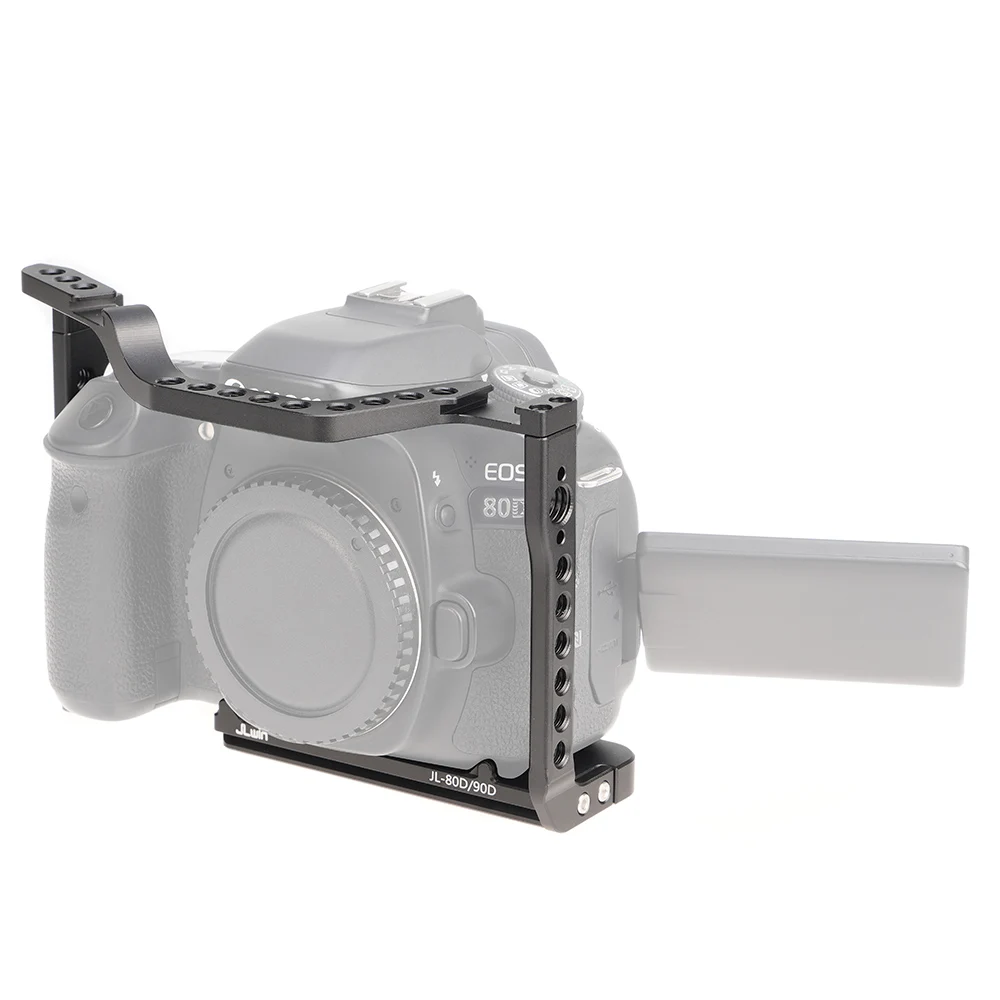 FOTGA Piastra A Sgancio Rapido A L Per Canon EOS 70D 80D 90D | Compatibile Arca Swiss Con Fori Accessori