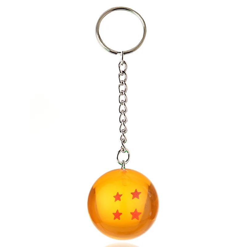 Japanese Anime Dragon Series 1-7 Stars Balls Z Stars Keychain Figures Car Keyring party Gifts Cosplay Props Jewelry Key Chain anime keychain