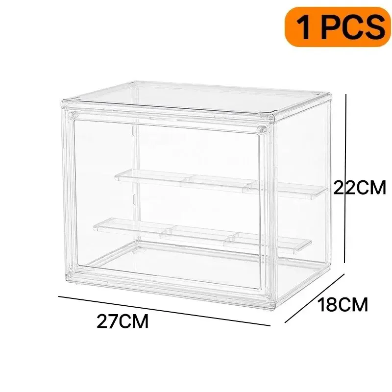1/3PCS Handmade Blind Box Storage Display Rack Cartoon Animal Ornaments Transparent Display Box Bubble Transparent Box