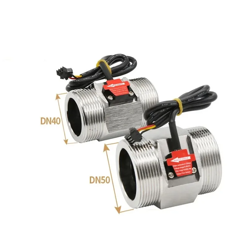 Normally open 304 stainless steel G1 G1/4 G1/2 G3/4 DN20 DN32 DN40 switch value signal water flow measurement switch