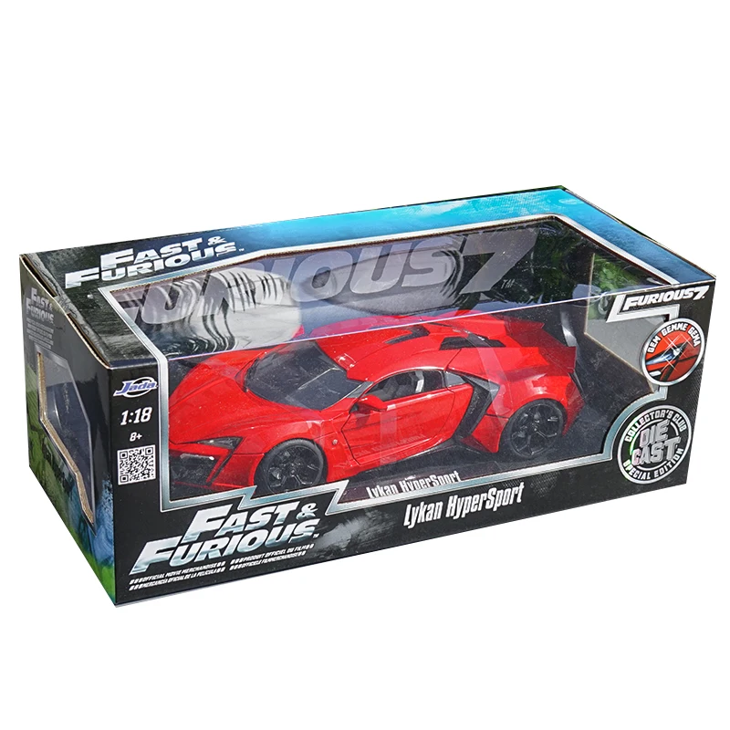 

1/18 Diecasts JADA Lykan Model Alloy Car Kids Toys For Boys Children Toys