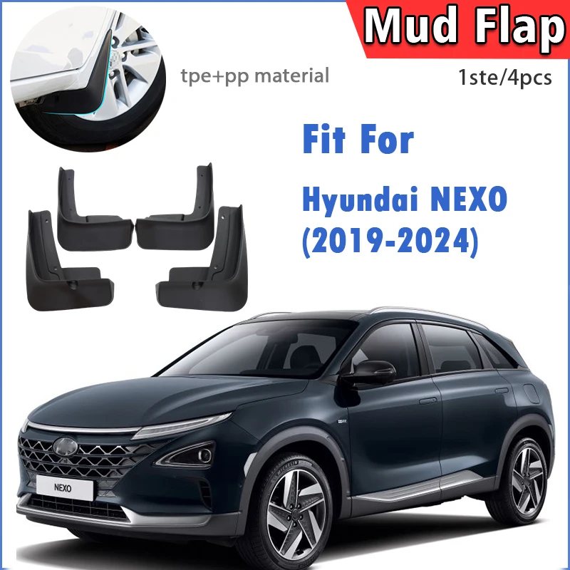 

Автомобильные аксессуары, 4 шт., передние и задние брызговики для Hyundai NEXO 2019, 2020, 2021, 2022, 2023, 2024, грязевые щитки, брызговики