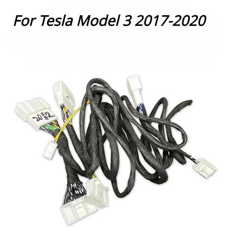 For Tesla Model 3-Standard Range Plus SR+ Inactive Speaker Activation Wire Harness Audio Upgrade Kit Woofer Cable