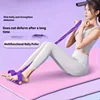 4 Tube Resistance Bands with Ergonomic Pedal, Full Body Workout, Yoga, Pilates, Core, Glutes, Hamstrings,Quads,Chest, Back, Neck 2