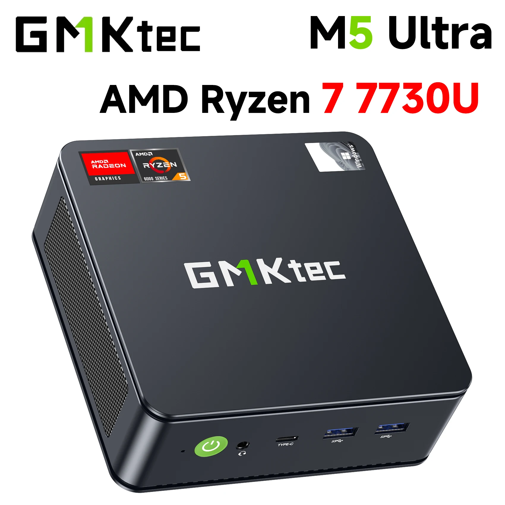 GMKtec M5 Ultra Nucbox ミニPC AMD Ryzen 7 7730U DDR4 3200MT/s