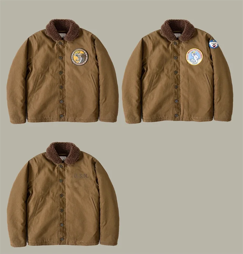 Red Tornado Naval N-1 Deck Jacket Jungle Cloth Shell Alpaca