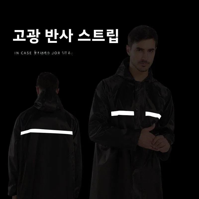 두꺼운 옥스포드 천 레인코트 성인용 투피스 세트 오토바이 라이딩 레인웨어 유니섹스 아웃도어 보호복