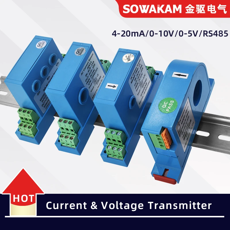 Current Sensor Output SOWAKAM-Hall-Current-Transducer-AC-DC-1A-5A-10A-50A-100A-Current ...