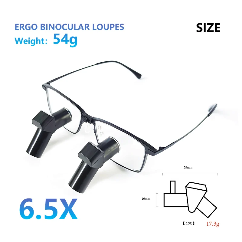 BuriteNewTTL65XErgonomicDesign65XErgoPrismLoupesDentalENT