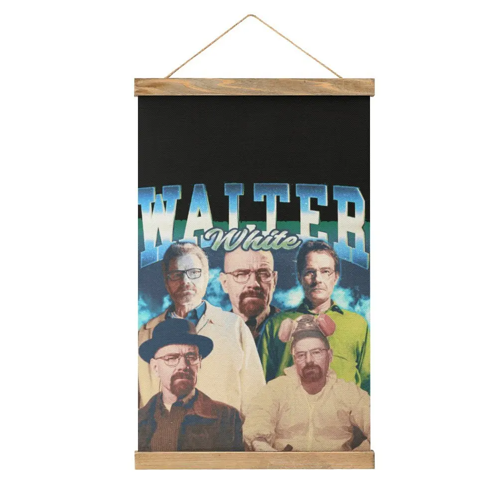 Casual Graphic Walter White Vintage Anni '90 Stile Rap Walter White Canvas Hanging Picture Decorazione Da Parete Divertente Novità Bar Vernice