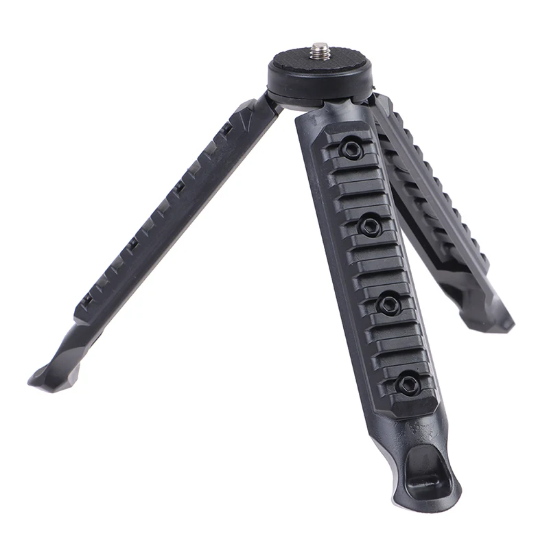 1Pc Mini LED Light Pocket Keychain Flashlight Tripod COB USB Rechargeable Portable Key Light Stand Camping Outdoor Supplies