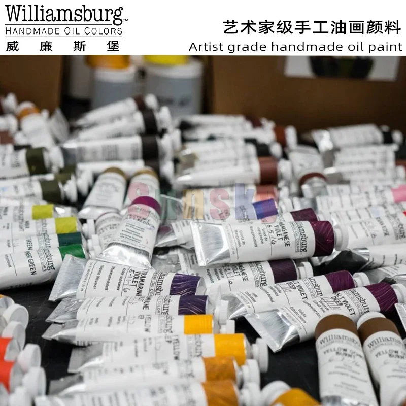 ألوان زيتية من Williamburg ، 37/-artist ، يستخدم ك...