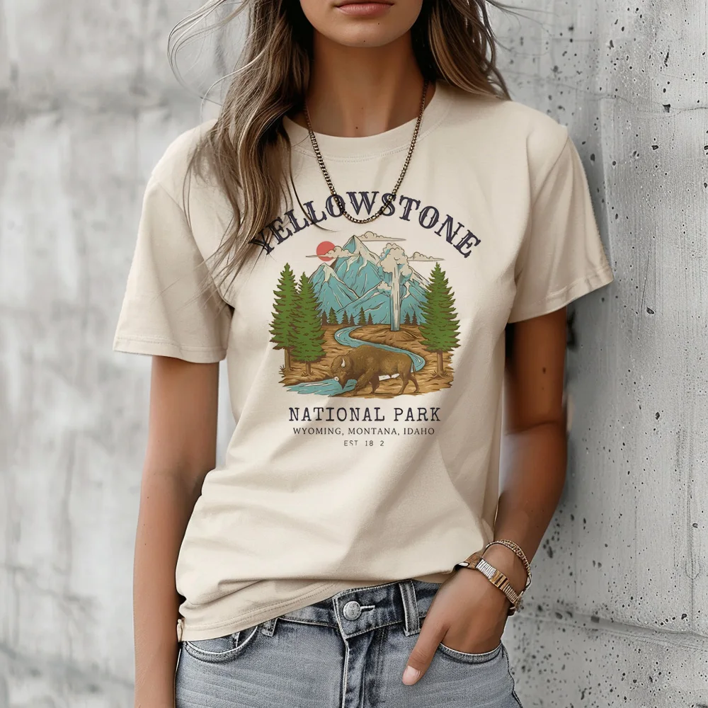 Yellowstone t-shirts women designer streetwear tshirt female anime 2000s clothes 2