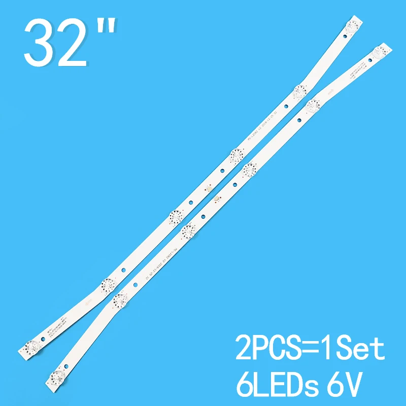 

New 2PCS/lot For 32" LCD TV BBK 32LEM-1059/T2C 32LEX-5043 32LEX-7143/TS2C JS-D-JP32DM-061EC (80510) E32DM1000 MS-L2082 V2