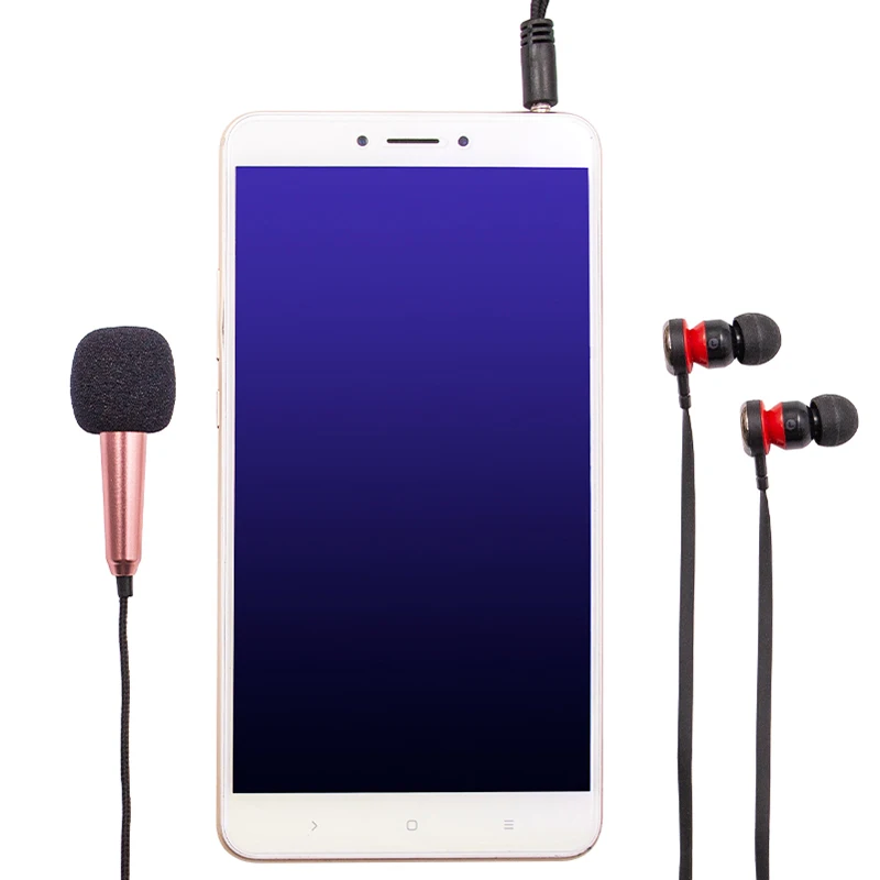 Portable Stereo Studio Microphone for Smartphones and Laptops