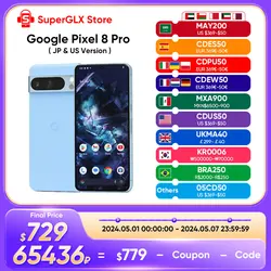 2023 New Google Pixel 8 Pro 5G Google Tensor G3 12GB 128GB 6.7