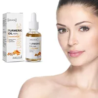 Face Whitening Serum Turmeric Dark Spot Correcting Essential Oil Brighten Fade Freckle Removal Pigment Beauty Face Skin Care 1