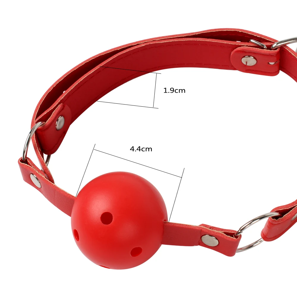Female blowjob toy Sex slave Silicone gag ball BDSM Bondage restraints Open mouth Breathable Sex ball Harness strap for Women for sex party toys erotic sex toy sex toys sex bondage toys