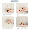 Modabebe Baby Silicone Pacifier Holder Food Grade Nipple Storage Box Infant Portable Soother Container Box 5