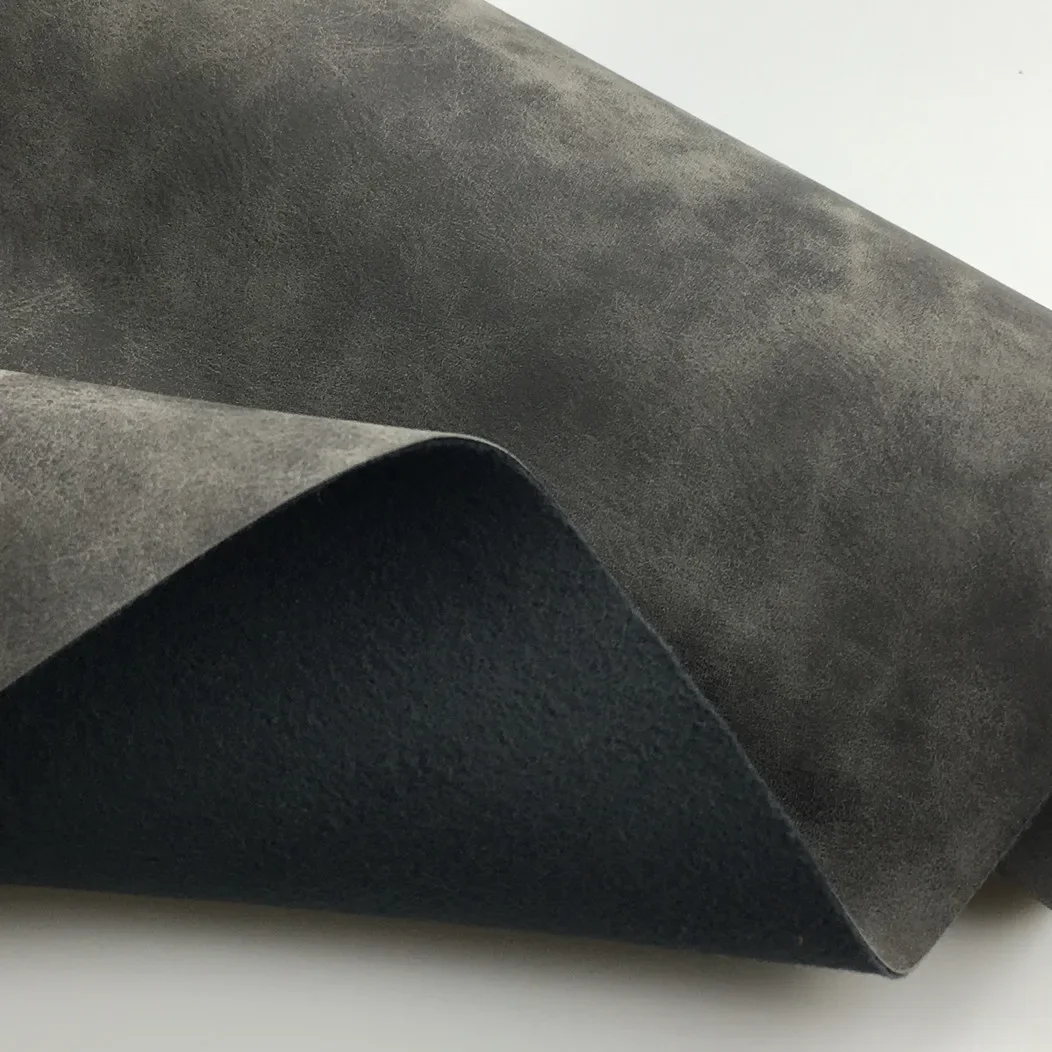 Retro PU Artificial Leather Fabric for Phone Case Shoes Notebook Cover Retro Style Faux Leather Handbag Material
