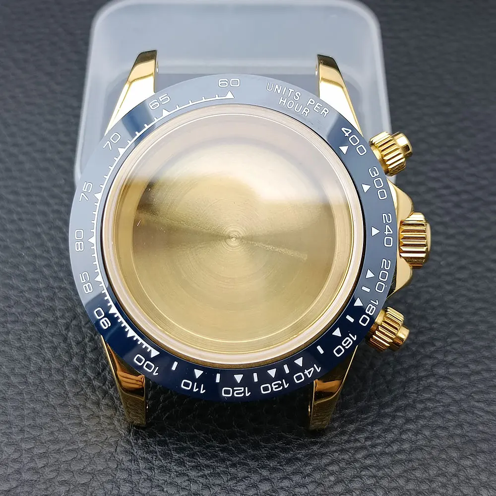 Elegant 39.3mm Silvery/Gold Men's Watch with Steel Case and 20mm Strap Box