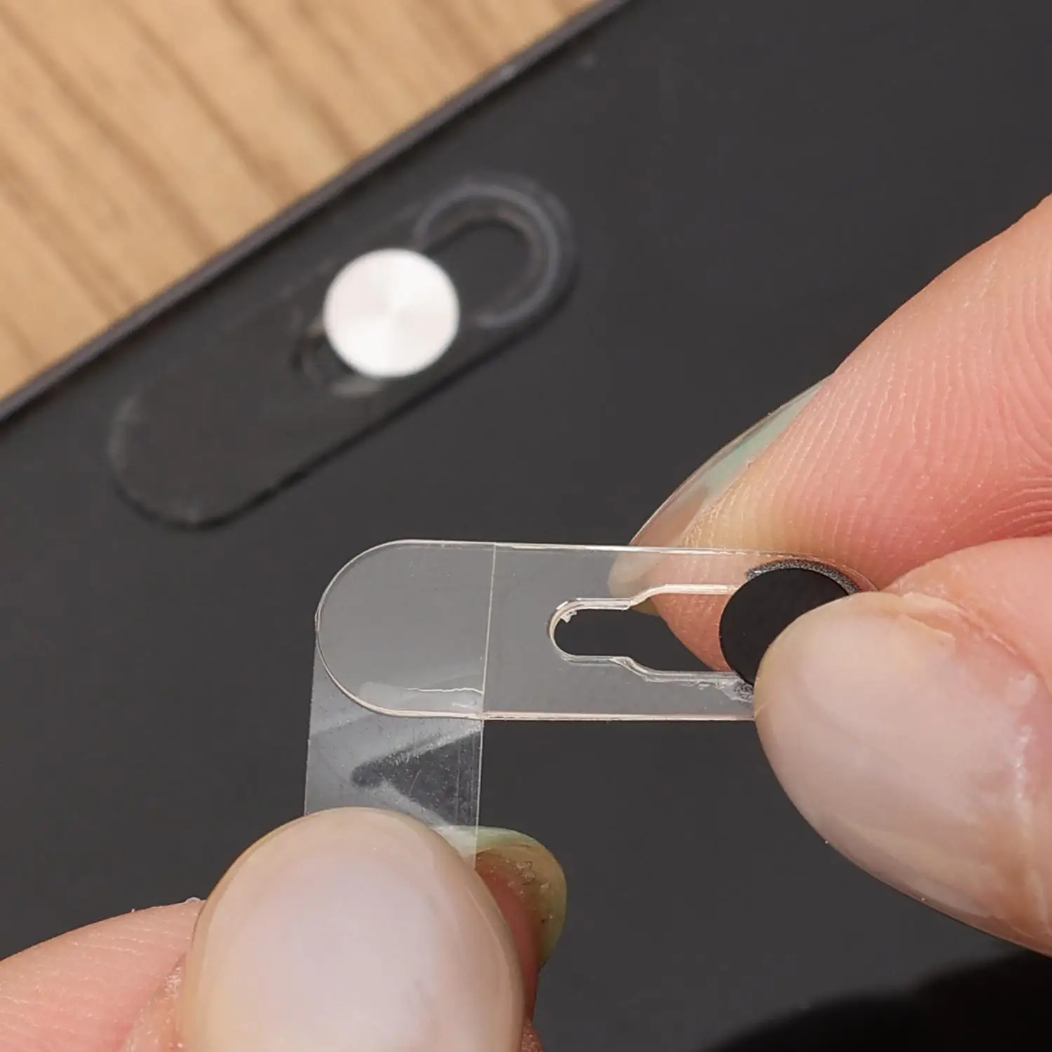 Ultra-Thin Transparent Webcam Privacy Cover Slide