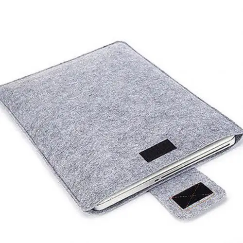 Waterproof Slim Felt Laptop and Tablet Sleeve with Storage Compartments