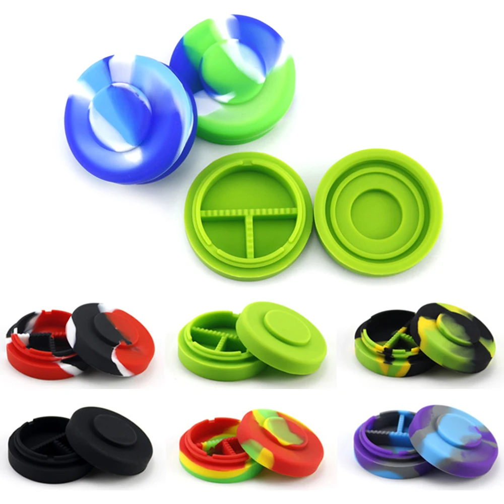 

30Pcs Silicone Jar 9ml Multiple Container Non-stick Cream Jars Storage Box Smoking Accessories Oil Bottle Makeup Case Cosmetic