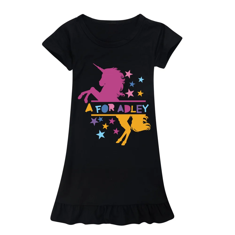 AFORADLEYGirlsCottonDressNewSummerKidsGirlsCartoonPajamas