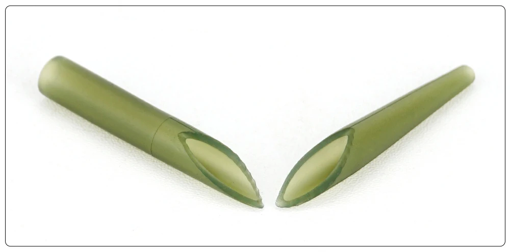 Hirisi 20 Stück Karpfenangeln Gummihülsen Anti Tangle Fishing Terminal Tackle AH005 Karpfenangeln Zubehör – Detail 6