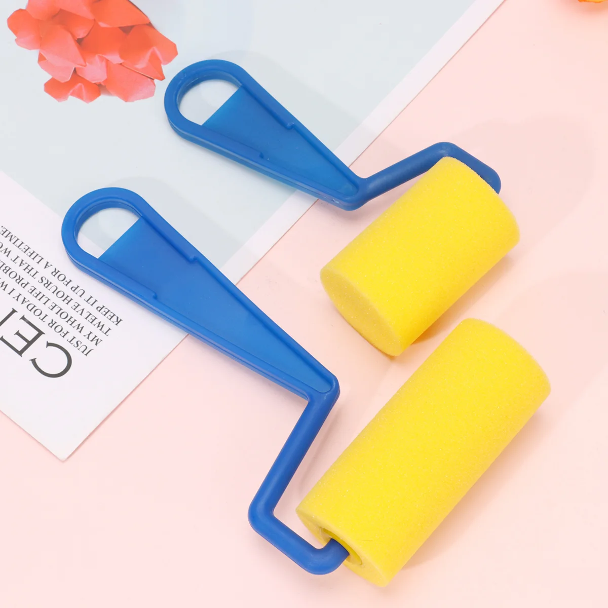 

2 Sets/4pcs DIY Painted Sponge and Set Colorful Early Educational Graffiti Drawing Watercolor Pen Painting Supplies