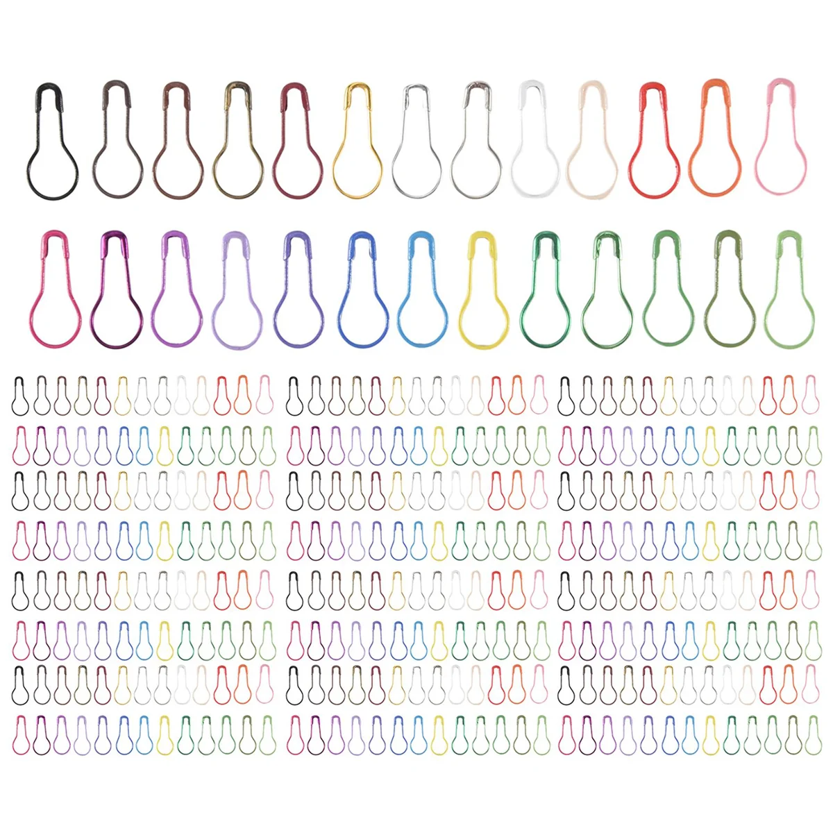 

1000 Pcs Bulb Gourd Pins- Metal Calabash Pins Pear Shaped Pins for Knitting Stitch Markers, Sewing Clothing Diy Craft Making