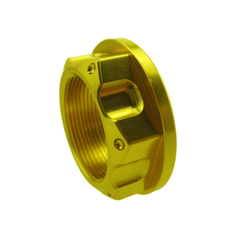 Billet Aluminum Steering Stem Nut M24 x 1 motorcycle steering stem nut For Yamaha WR250F WR450F YZ125 YZ125X YZ250 YZ250F YZ250X YZ426F YZ450F YZ450FX