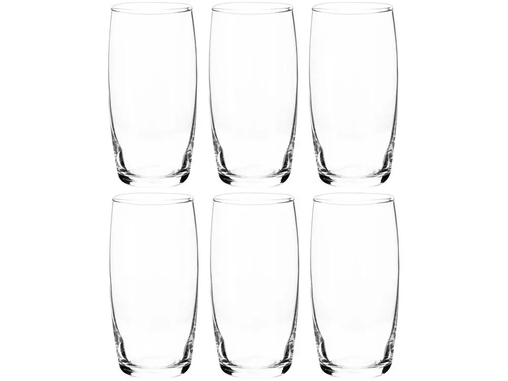 Jogo de Copos de Vidro 300ml 6 Peças Nadir 5